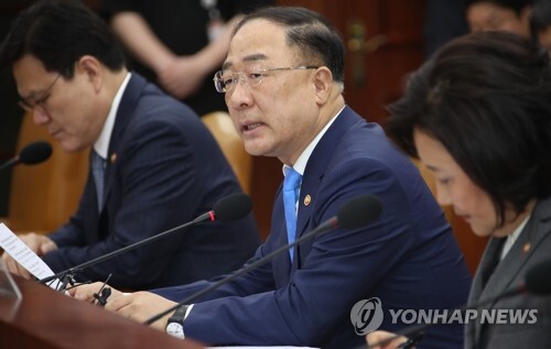 홍남기 경제부총리. [사진 = 연합뉴스]
