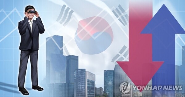 7월 기업 체감경기가 전월에 비해 소폭 하락했다. [그래픽= 연합뉴스]