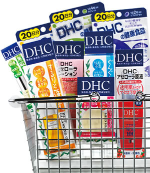 DHC 제품들. [출처= DHC 홈페이지]
