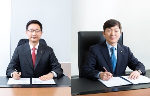 조용일 대표이사(좌), 이성재 대표이사.(사진=현대해상)