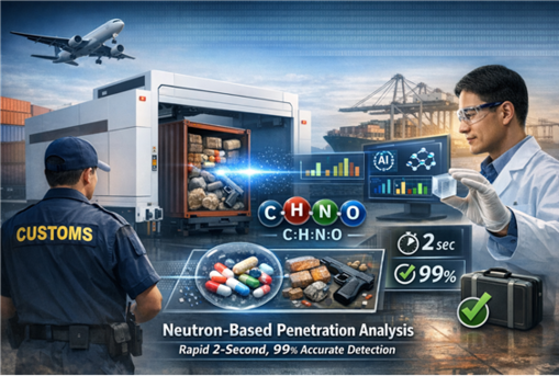 세관 마약⋅무기밀수 꿰뚫는 중성자 투...