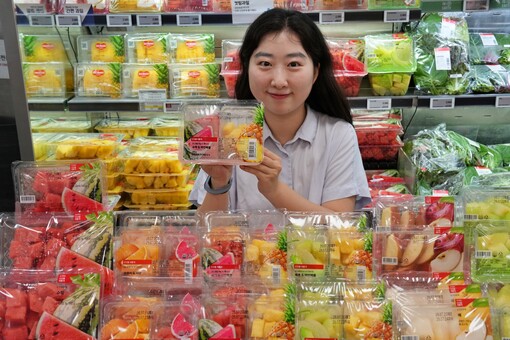 "1인 가구 잡았다"…롯데마트, 조각...